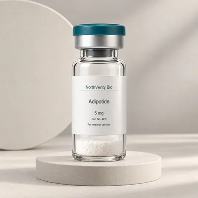 Adipotide 5 mg × 10 Fläschchen · AP5 · Katalogillustration, kein Foto der tatsächlichen Verpackung.