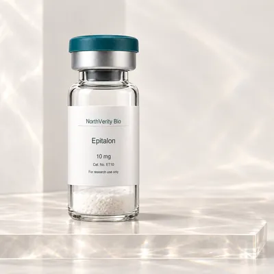 Epitalon 10 mg × 10 flacons · ET10 · Illustration, pas une photo du conditionnement réel.
