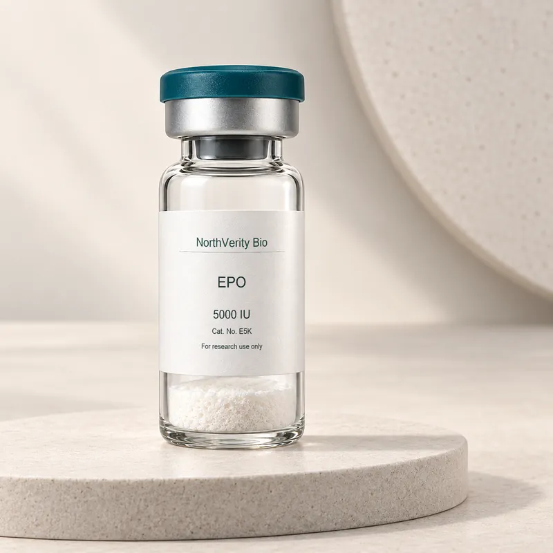 EPO 5000 IU × 10 vials · E5K · Catalog illustration—not an actual packaging photo.