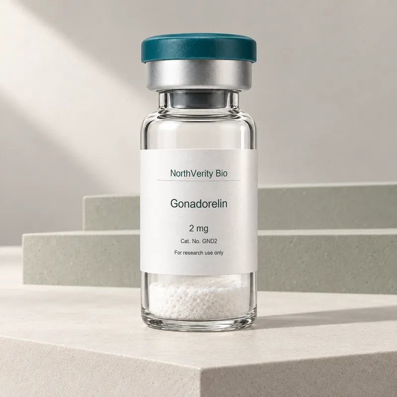 Gonadorelin 2 mg × 10 vials · GND2 · Catalog illustration—not an actual packaging photo.