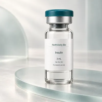 Insulin 3 mL/1 Fläschchen · ISU · Katalogillustration, kein Foto der tatsächlichen Verpackung.