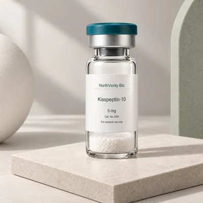 Kisspeptin-10 5 mg × 10 Fläschchen · KS5 · Katalogillustration, kein Foto der tatsächlichen Verpackung.