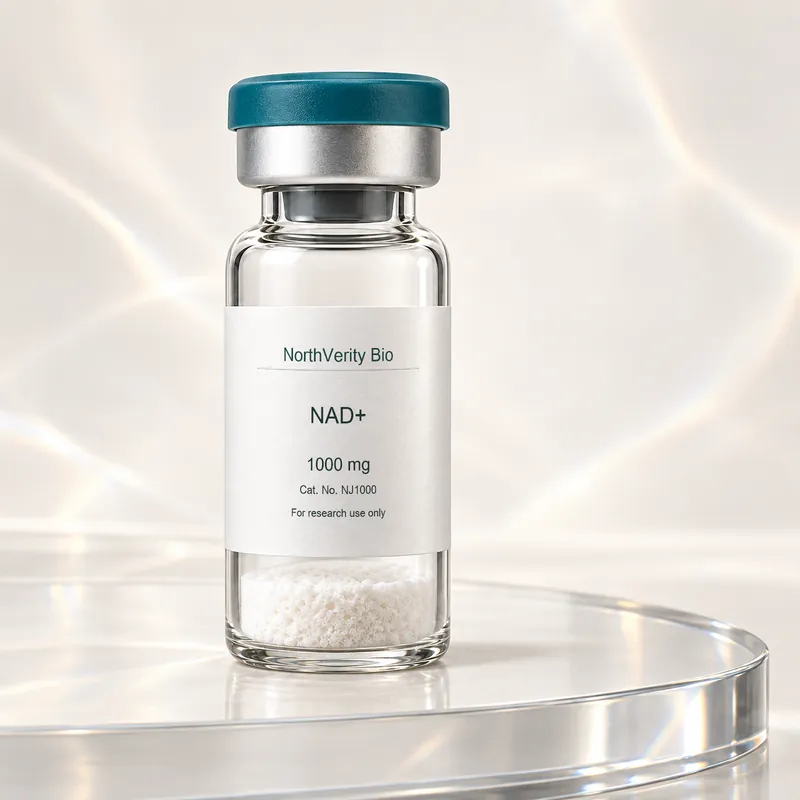 NAD+ 1000 mg × 10 флаконов · NJ1000 · Иллюстрация, не фото реальной упаковки.