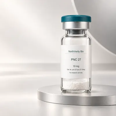 PNC 27 10 mg × 10 Fläschchen · pnc-27-pnc-27-10mg · Katalogillustration, kein Foto der tatsächlichen Verpackung.