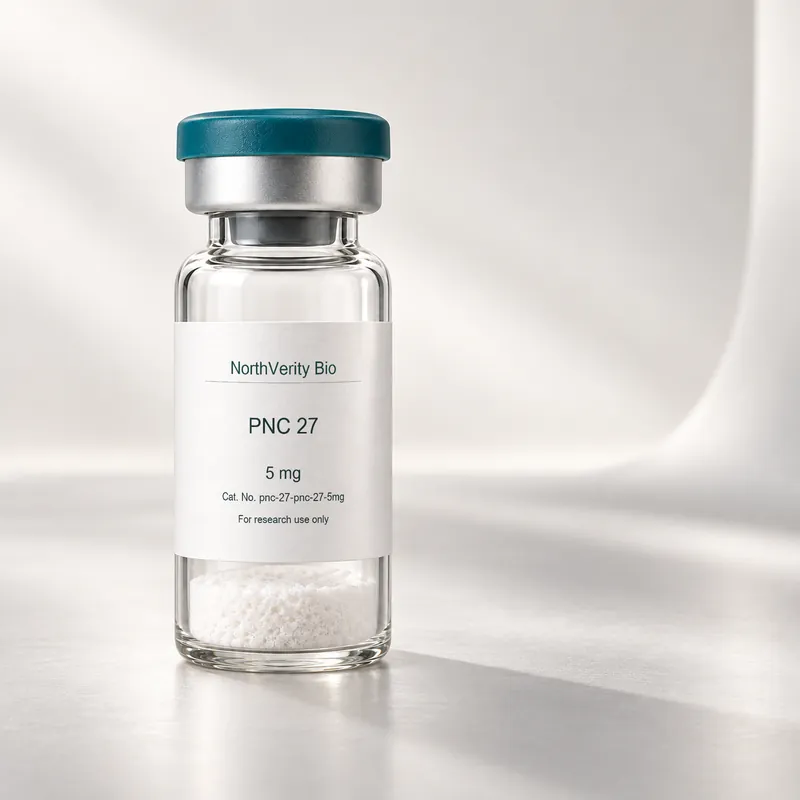 PNC 27 5 mg × 10 vials · pnc-27-pnc-27-5mg · Catalog illustration—not an actual packaging photo.