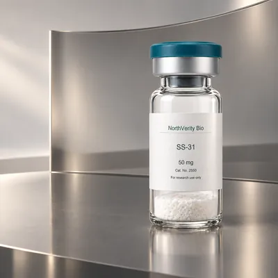 SS-31 50 mg × 10 Fläschchen · 2S50 · Katalogillustration, kein Foto der tatsächlichen Verpackung.