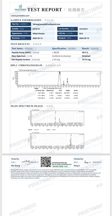 CJC-1295 without DAC 5 mg + IPA 5 mg · COA-1AVsLc-K-0F